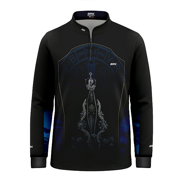 Camisa Agro Infantil Brk São Bento Nossa Senhora com Proteção UV50