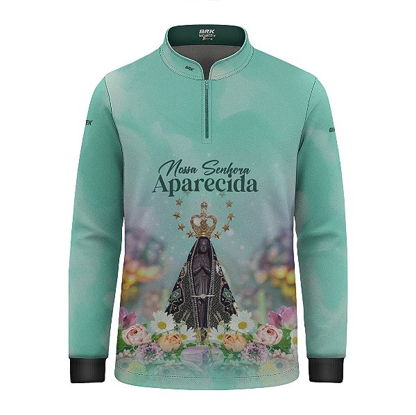 Camisa Agro Infantil Brk Nossa Senhora Aparecida com Proteção UV50