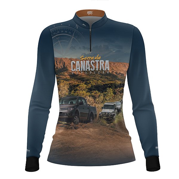 Camisa UV50 Feminina Brk 4x4 Serra da Canastra