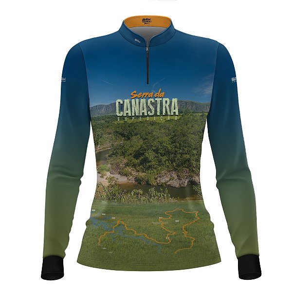 Camisa UV50 Feminina Brk Expedição Serra da Canastra