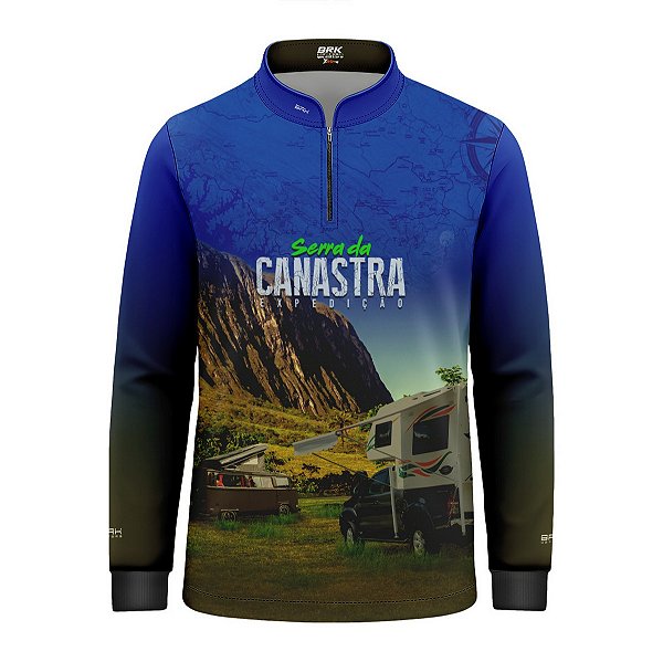 Camisa UV50 Infantil Brk Motorhome Serra da Canastra