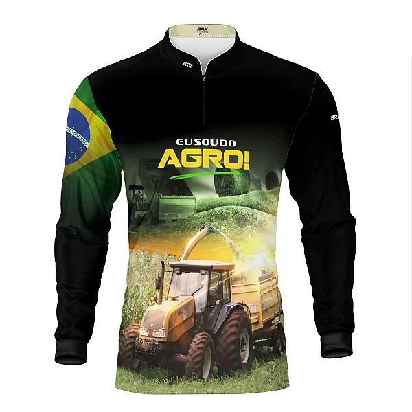 Camisa UV50 Agro Brk Eu sou do Agro Silagem