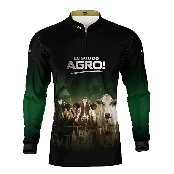 Camisa UV50 Agro Brk Eu Sou do Agro Gado Cruzado