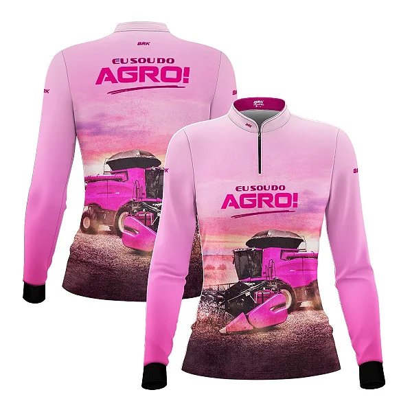 Camisa UV50 Agro Feminina Brk Agro Girl