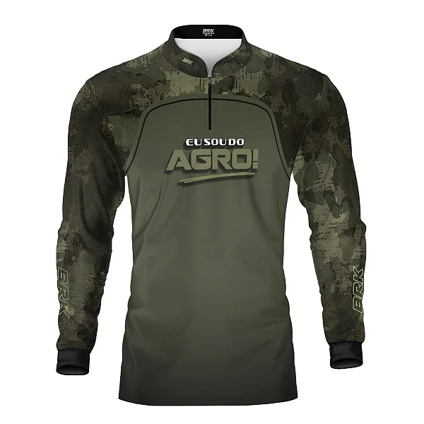 Camisa UV50 Agro Brk Eu Sou do Agro Básica Long Horn
