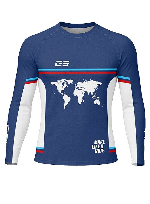 Camisa UV50 Segunda Pele Brk GS Make Life a Ride