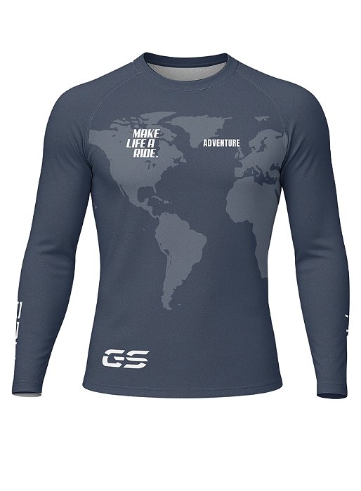Camisa UV50 Segunda Pele Brk Adventure Make Life a Ride