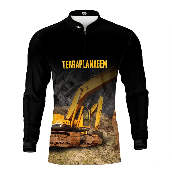 Camisa Agro Brk Escavadeira com Proteção UV50