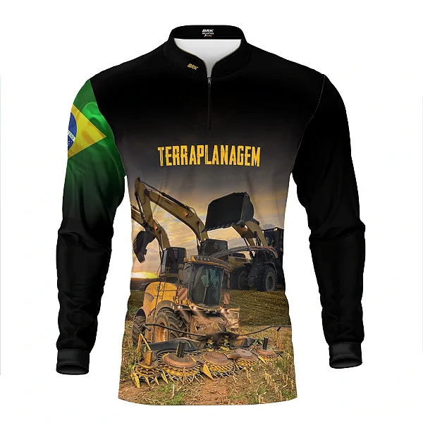 Camisa Agro Brk Colheitadeira 2 com Proteção UV50