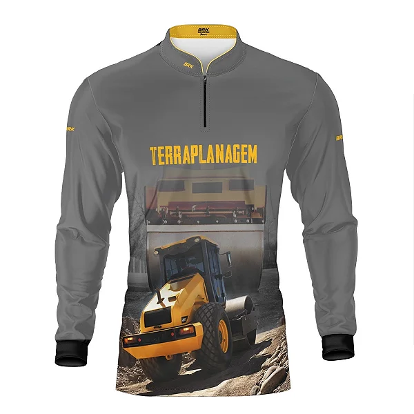 Camisa Agro Brk Rolo Compressor JCB com Proteção UV50