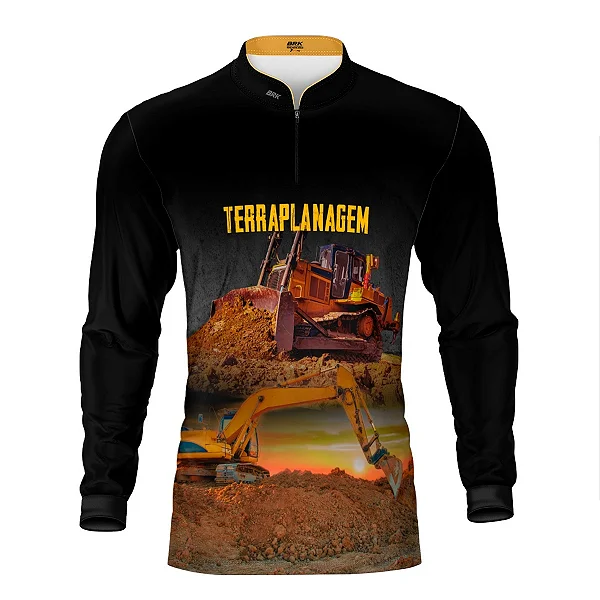 Camisa Agro Brk Trator de Esteira com Proteção UV50