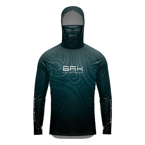 Camisa FusionX Maori Azul Profundo BRK com Proteção Solar UV50+