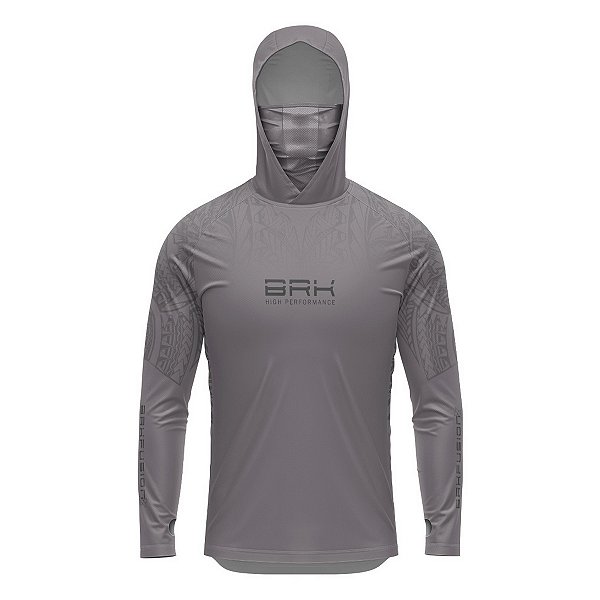 Camisa FusionX Maori Pacific Grafite BRK com Proteção Solar UV50+
