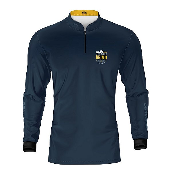 Camisa Agro Brk Aqui o Sistema é Bruto com Proteção UV50