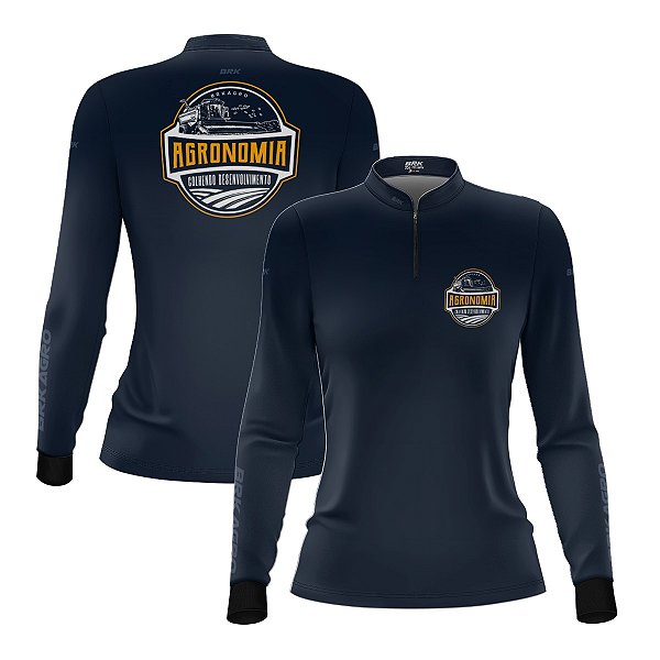 Camisa Agro Feminina Brk Agronomia Colhendo Desenvolvimento com Proteção UV50
