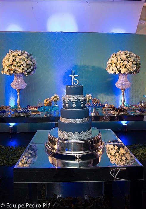 15 anos Tema Azul