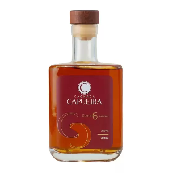 Cachaça Capueira Blend 6 Madeiras 700ml