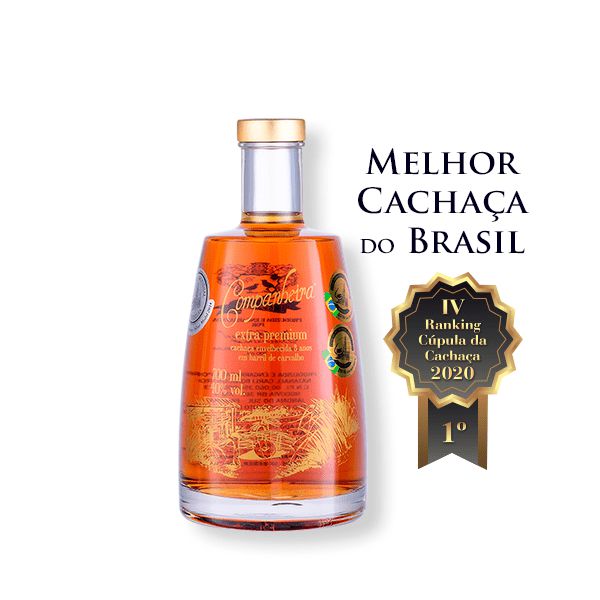 Cachaça Companheira Extra Premium 8 anos 750ml