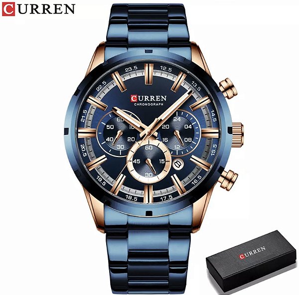 Relógio Curren 8355 Azul