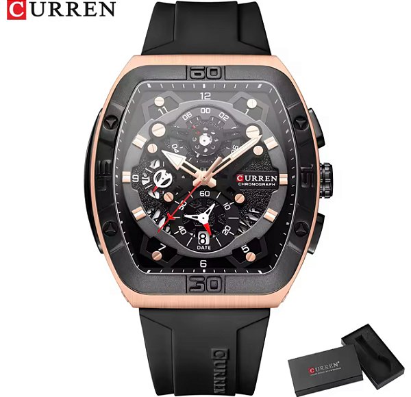 Relógio Curren 8443 Preto