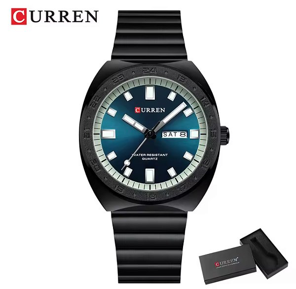 Relógio Curren Masculino 8473 Preto
