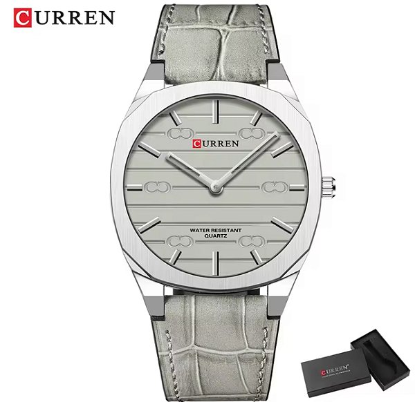 Relógio Curren 8480 Cinza