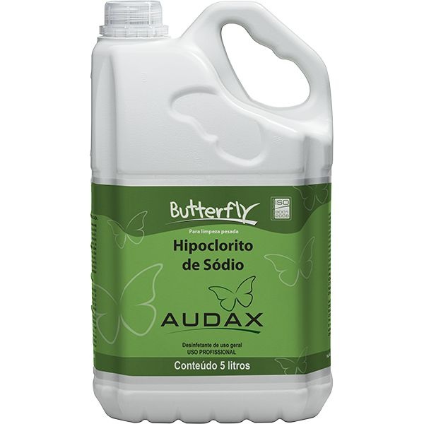 Cloro Audax 5% Galão 5 Litros Audax Butterfly ecologia