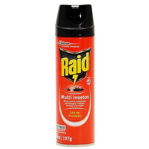 Inseticida raid multi insetos aero 300ML