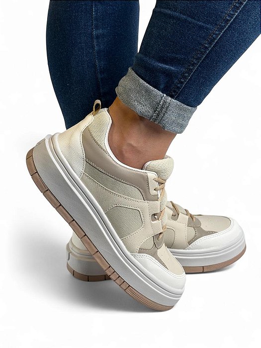 Tênis PLATAFORMA Eva Amêndoa