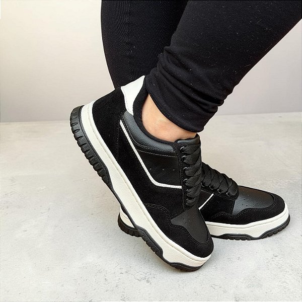 Tênis PLATAFORMA Hermes Preto