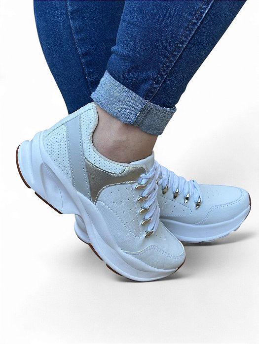 Tênis PLATAFORMA Chunky Branco