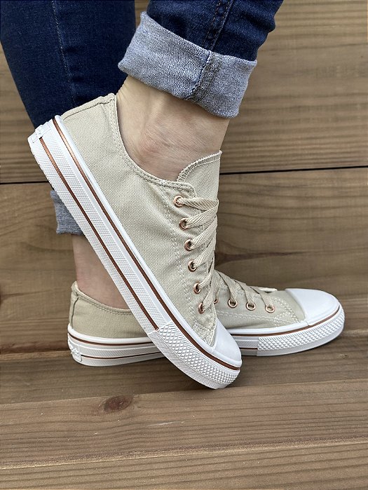 Tênis Star PREMIUM Lona Bege