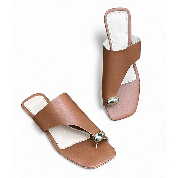 Chinelo Rasteira Brisa CARAMELO