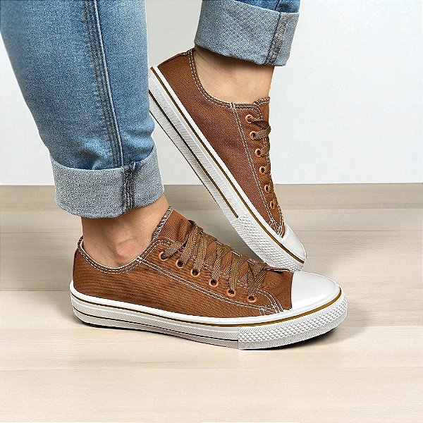 Tênis Star PREMIUM Lona Caramelo