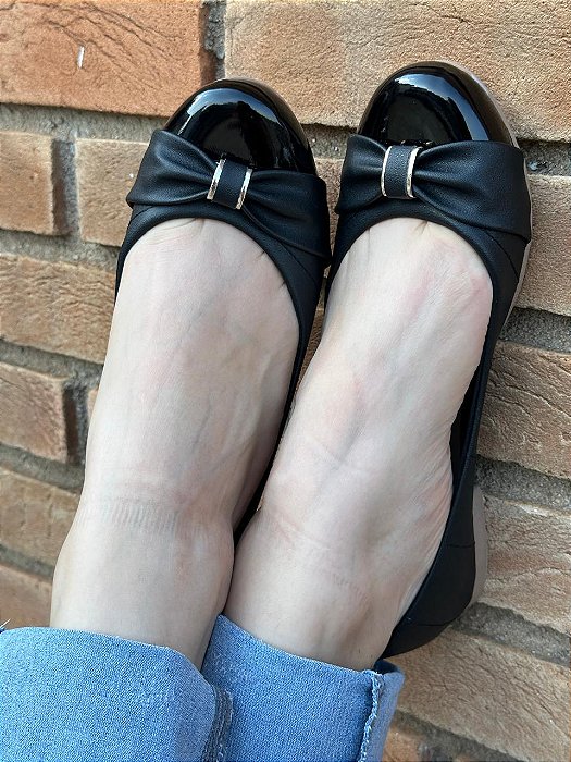 Sapatilha Redonda Comfort Capadócia Preta