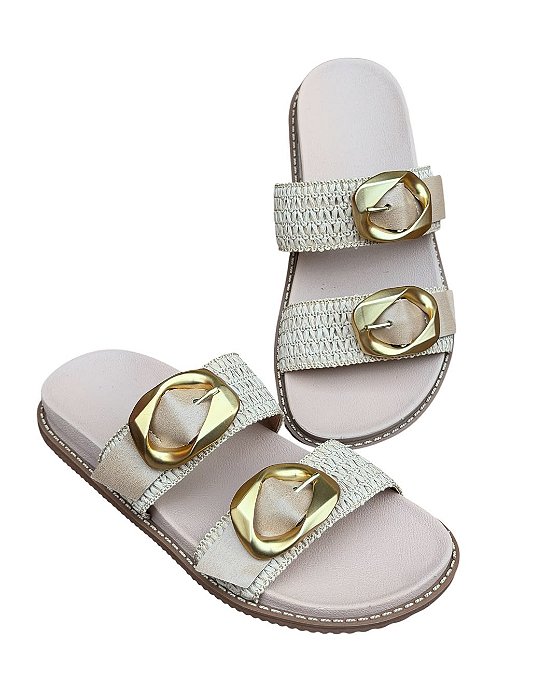 Birken Elástico Fivela Dupla Palha