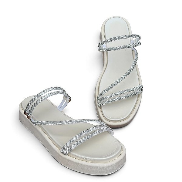 Birken 2 em 1 Strass Off-White