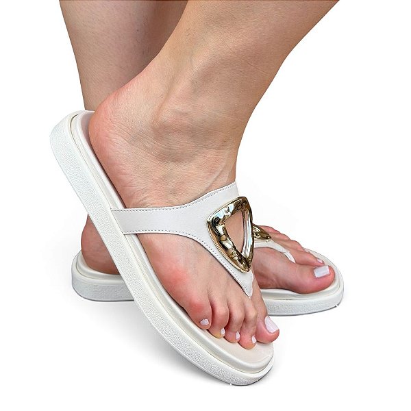 Chinelo Flat Copacabana Off-White