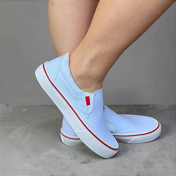 Slip On Old School Branco