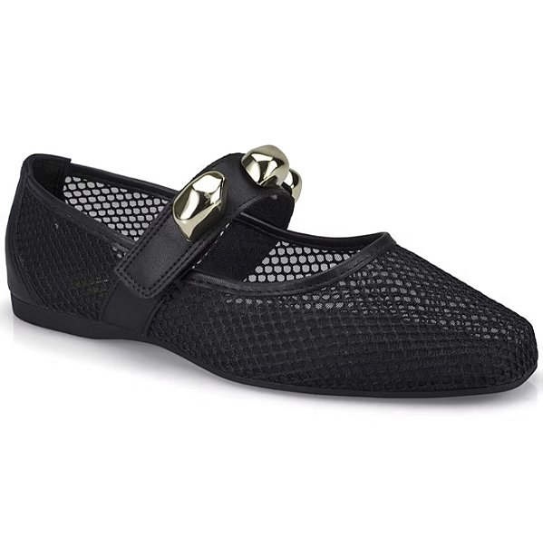 Sapatilha Telinha Velcro Preto