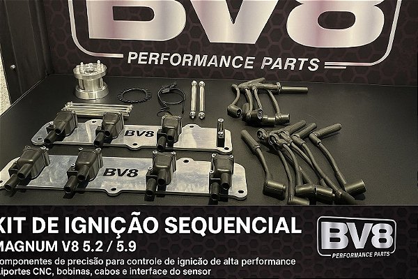 Kit de ignição Sequencial V8 5.2 (318) e 5.9 (360) Jeep / Dodge / Chrysler / Ram / Mopar