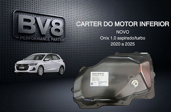 Cárter Óleo Gm Onix 1.0 Aspirado /Turbo 2020 Até 2025
