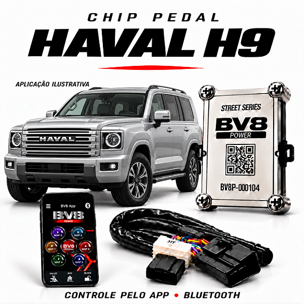 Chip Pedal Haval H9 BV8 Power App Bluetooth Street Series
