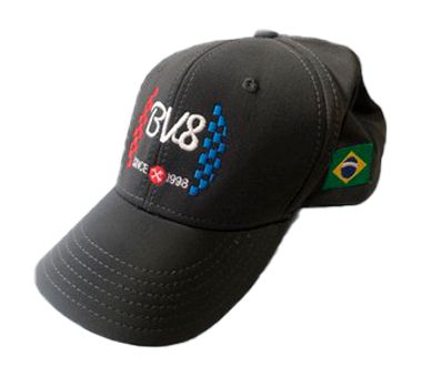Boné BV8 - Cinza  (Aba Curva)