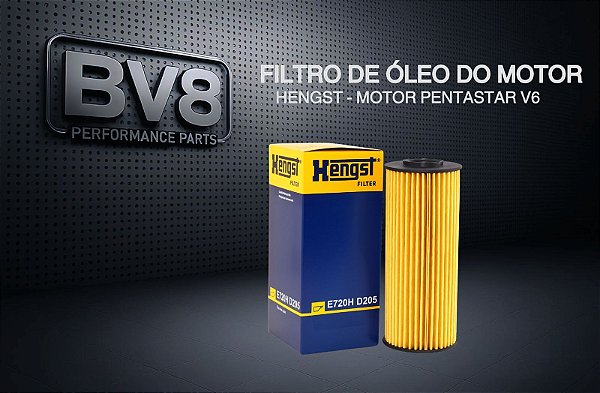 Filtro de óleo motor -HENGST- PENTASTAR V6
