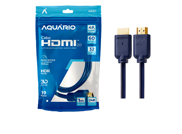 CABO HDMI 1M 4K01 AQUARIO