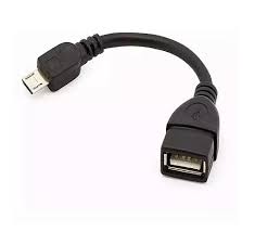 Cabo Adaptador Micro USB V8 para USB Fêmea OTG