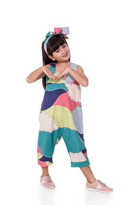 Macacão infantil Bolinhas