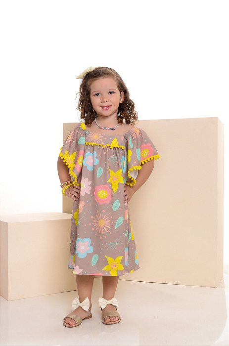 Vestido Infantil Menina Clara