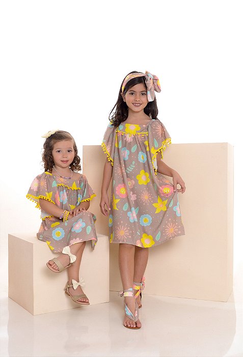 Vestido Infantil Menina Clara